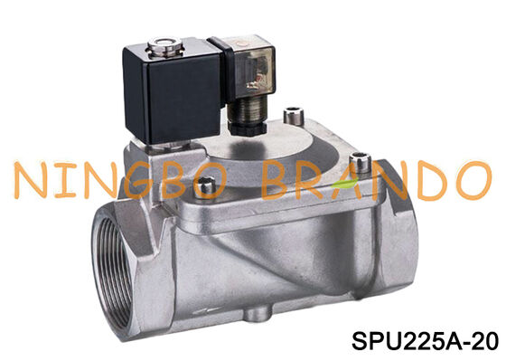 Válvula Solenoide de Acero Inoxidable de 2 pulgadas Tipo Shako SPU225A-20
