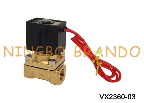 Válvula Solenoide de latón tipo SMC VX2360-03, 3/8 pulgadas, AC220V AC110V DC24V