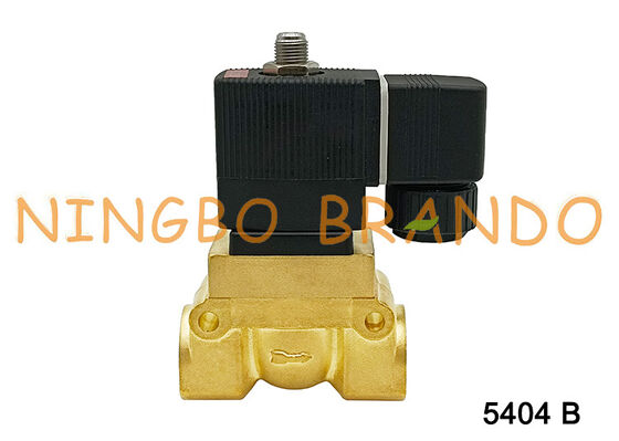 Válvula de pistón normalmente abierta de alta presión de 2/2 vías servoasistida tipo 5404 de Burkert