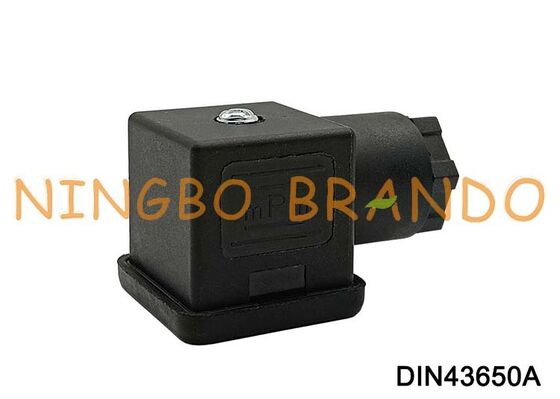 Conector de bobina de solenoide DIN43650A 18 mm 3 PIN DIN 43650 tipo A