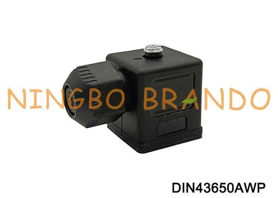Conector de bobina de válvula solenoide impermeable DIN43650A IP67