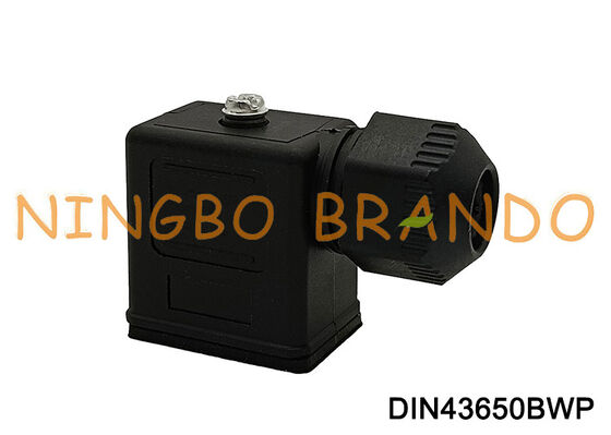 Forma B del estruendo 43650 del conector IP67 de la bobina de la válvula electromagnética impermeable de DIN43650B