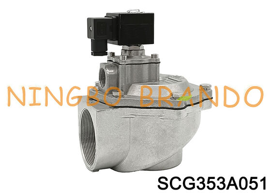 G2-1/2'' SCG353A051 Válvula Solenoide de Diafragma de Ángulo Recto DC24V AC220V