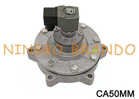 Válvula sumergida neumática DC24V AC220V del pulso de la válvula de diafragma de CA50MM G2"