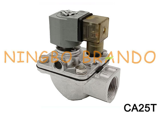 Válvulas de diafragma de ángulo recto del jet del pulso de G1" CA25T AC220V AC110V DC24V
