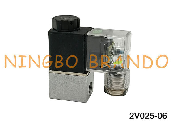 2V025-06 Válvula solenoide de aceite de agua de aire normalmente cerrada 2V02506 DC12V