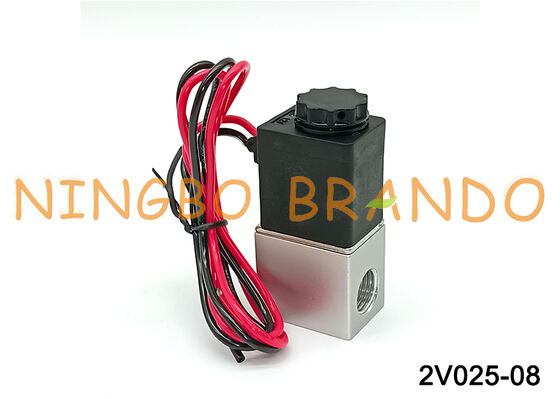 Electroválvula neumática eléctrica 2V025-08 12V/24V/110V/220V Cables voladores