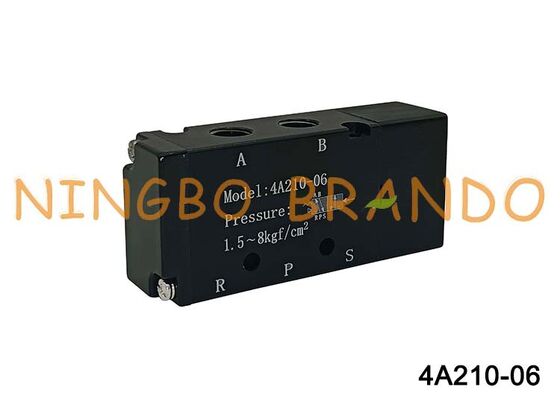 Válvula de control direccional de 5/2 vías de válvula de aire neumática 4A210-06