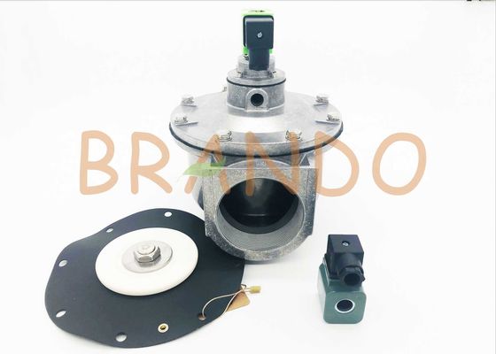 Válvula neumática del pulso del tamaño grande de ángulo recto tamaño del puerto de 3 pulgadas para el retiro de polvo