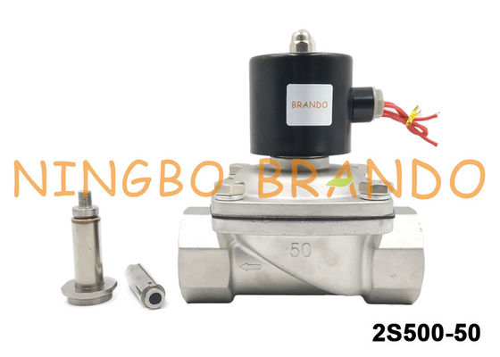 Tipo válvula electromagnética de UNI-D del acero inoxidable de SUW-50 G2” para el tratamiento de aguas DC24V AC220V