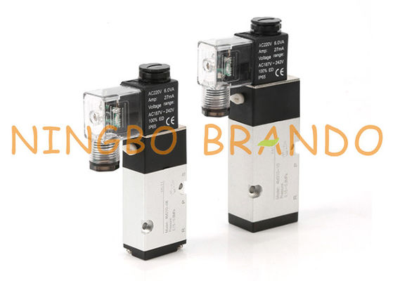 Tipo manera neumática 12V 24V 110V 220V de Airtac de la válvula electromagnética 5/2 de Namur
