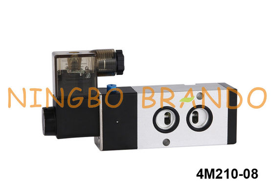 5/2 tipo CA de la válvula electromagnética 4M210-08 Airtac de G1/4” Namur de 24V DC 220V