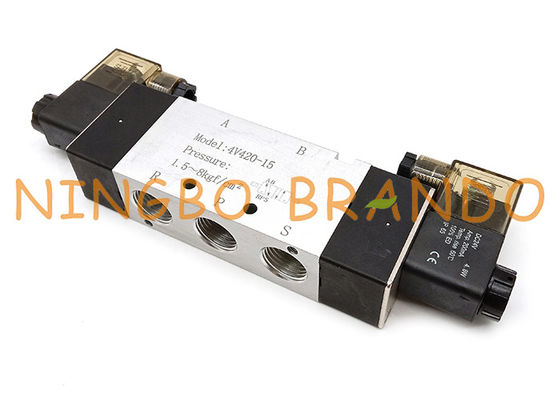 Tipo 4V420-15 el 1/2 de Airtac” 5/2 válvula neumática del solenoide doble de la manera